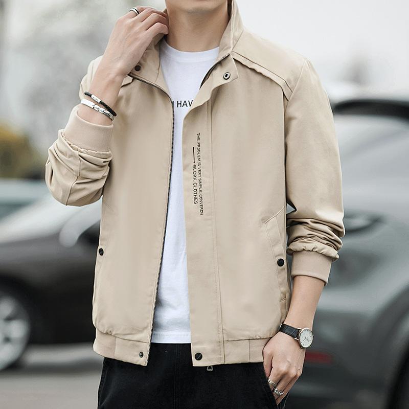 Coat Men's Spring and Autumn Jacket Loose Versatile Top Men's Clothing