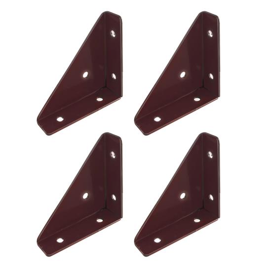 4 шт. угловые соединители со складками под углом 90 градусов, нержавеющие, устойчивые к коррозии угловые скобы с угловыми скобами, крепежные детали