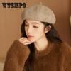 Женский простой универсальный однотонный берет, удобный и легкий повседневный берет для путешествий на открытом воздухе