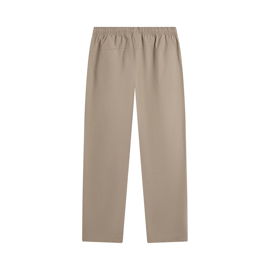 Li Ning CF Series Playful Solid Color Mid Waist Comfortable Sports Casual Pants Men Pants Stone-Lotus-Brown AYKU627-2