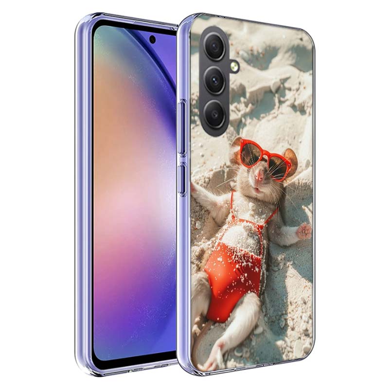 Cute Hamster Phone Case for Samsung A17 A37 A57 A07 A16 A26 A36 A56 A06 A02S A12 A22 A32 A52S A04S A14 A24 A34 A54 A03 A13 A33 A
