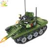 336 деталей Военный Основной Боевой Танк 85 Строительные Блоки Фигурки Солдат Армии WW2 Кирпичики Обучающие Игрушки для Детей Мальчиков