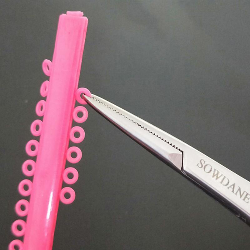 Стоматологическое ортодонтическое Матье эластичное кольцо для перевязки лигатуры держатель для галстука 14 см очень тонкий клюв