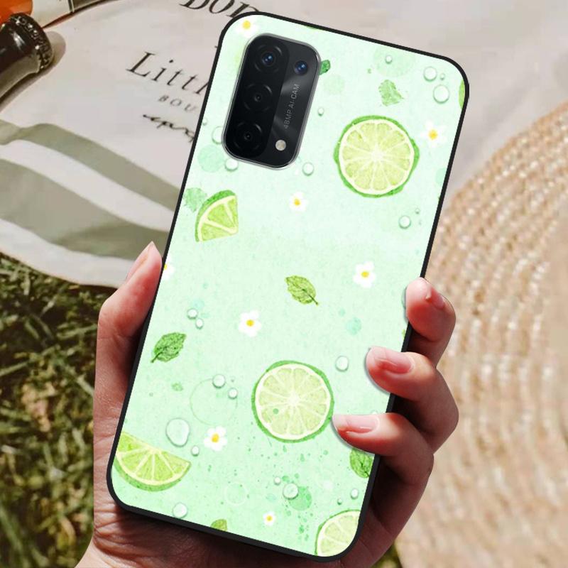 Чехол для Oppo A54 5G Силиконовая задняя крышка Чехол для телефона для Oppo A54 5G CPH2195 Чехлы Мягкий бампер coque для OPPOA54 A 54 5G 6,5 дюйма