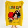 cartoon L LooLoo K Kids Throw Flannel Throw Blanket Suitable for Sofa Living Room Bedroom