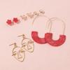 Cartoon Gorgeous Alloy Character Earrings For Women Ideal Gifts For Occasions Various