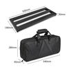 Medium Size Guitar Effect Pedal Board Aluminum Alloy Pedalboard 19.7*7.5 Inch with Carrying Bag