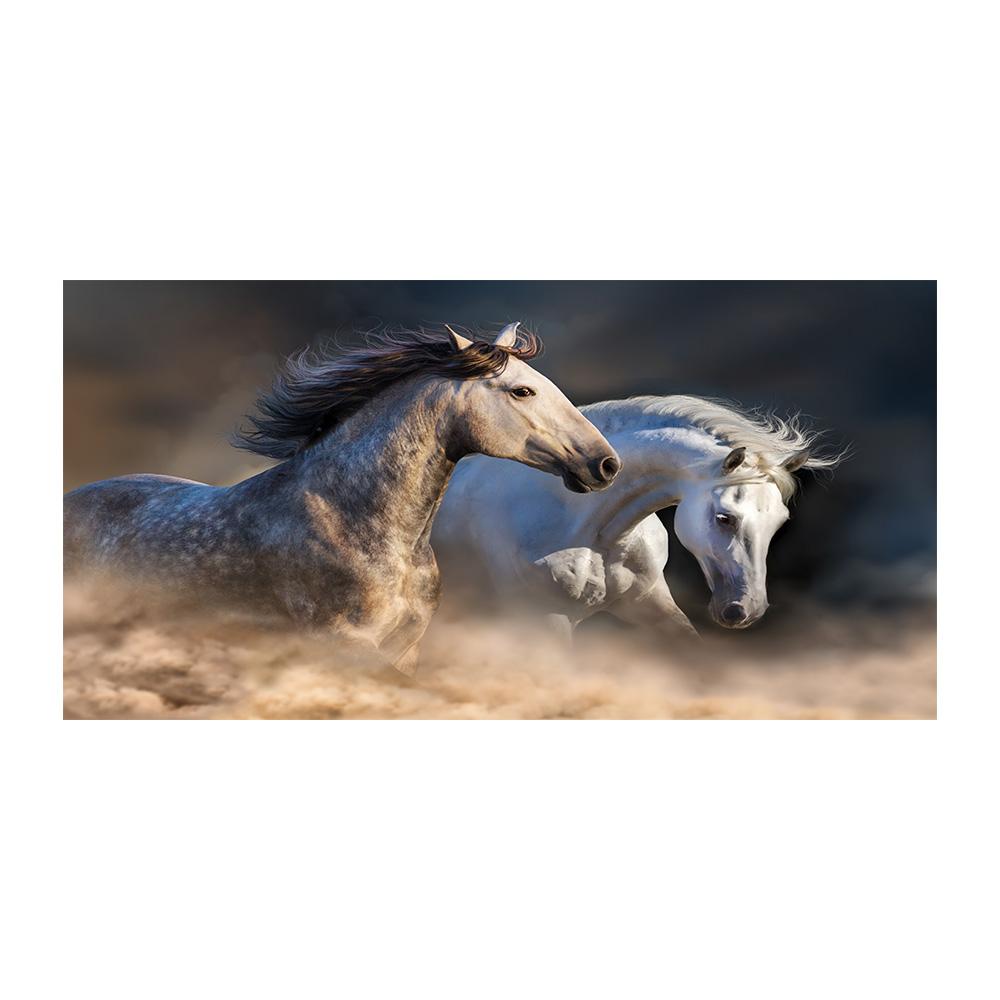 Modern Galloping Horses Landscape Canvas Painting Posters and Prints Wall Art Picture for Living Office Room Bedroom Home Decorating