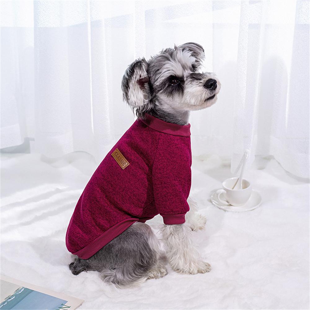 Classic Puppy Dog Sweater for Small Dogs Winter Pet Clothes Hoodies Chihuahua Pinscher Yorkshire Cat Pullovers mascotas Clothing