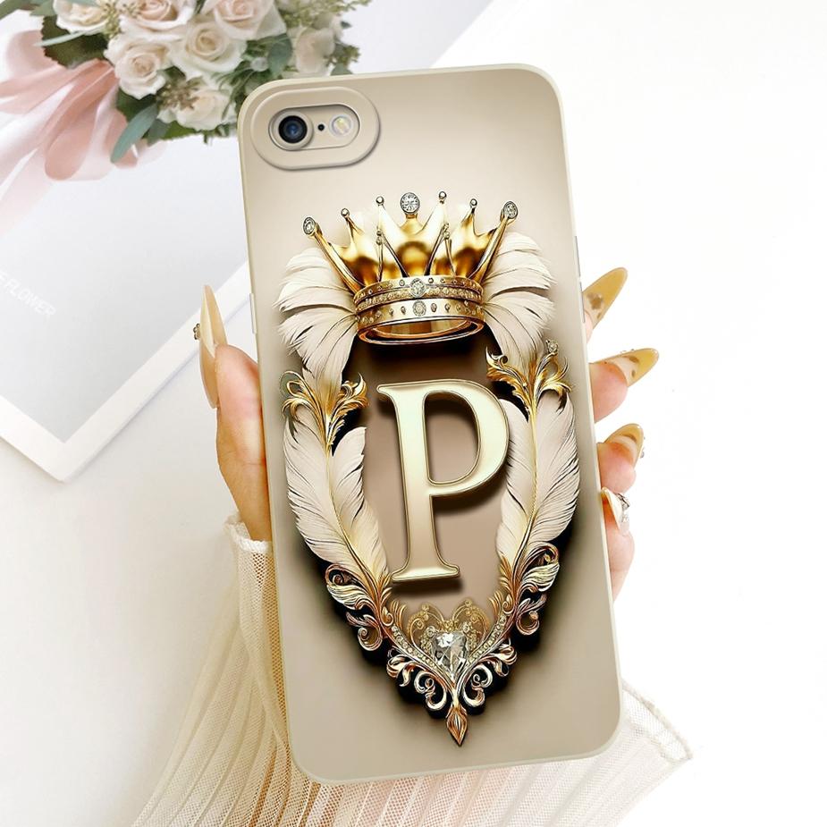 For Apple iPhone 6 Plus Case iPhone6S Cool Crown Letters Cover Shockproof Soft TPU Phone Case For iPhone 6S Plus iPhone6 S Shell