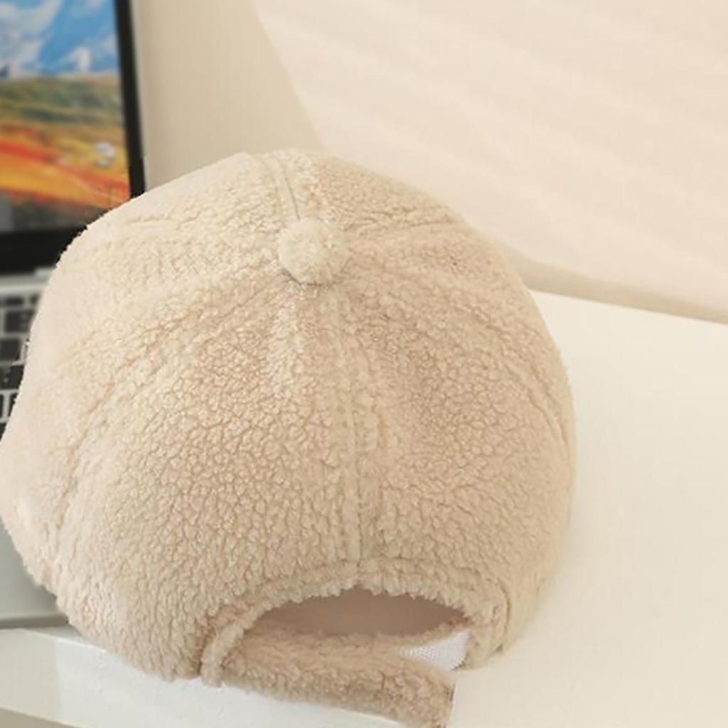 Милая детская бейсболка с вышивкой медведя, осенне-зимняя, из овечьей шерсти, для мальчиков и девочек, с козырьком-уткой, для детей, теплая кепка с козырьком