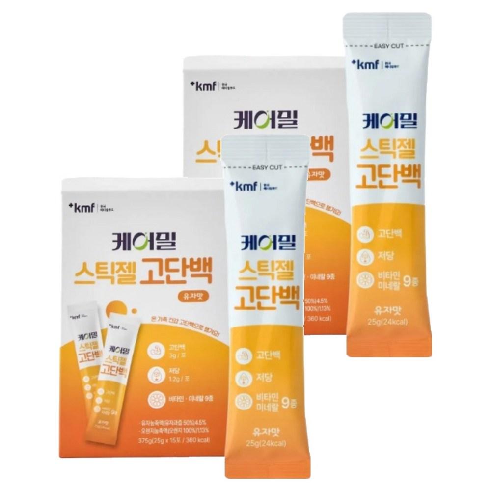 Korea Medical Food Care Meal Stick Gel High Protein Yuzu Flavor 2 pcs 375g