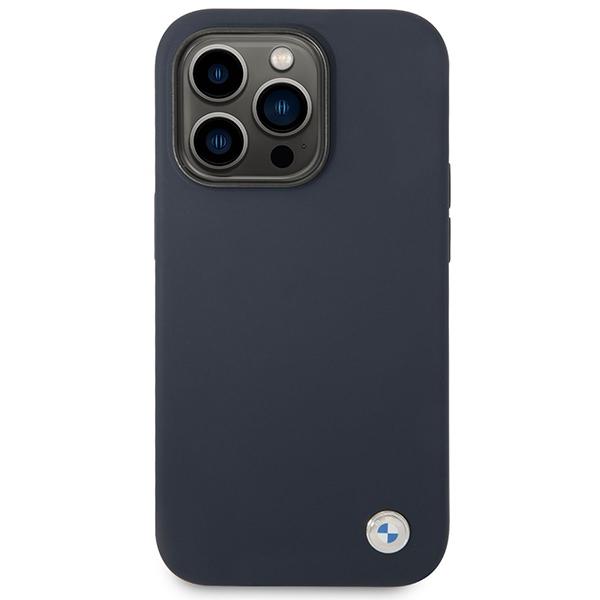 Etui do iPhone 14 Pro Max BMW Silicone MagSafe Granatowe
