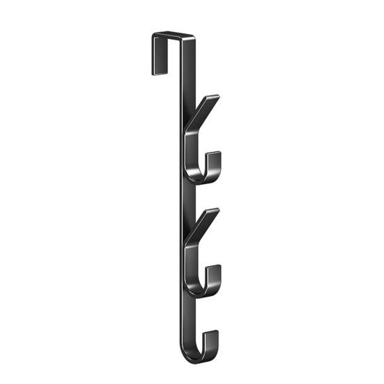 Door Hook Metal Coat Rack Strong Load-bearing Space Saving Simple Installation Hats Bags Organizer Towel Clothes Hanger