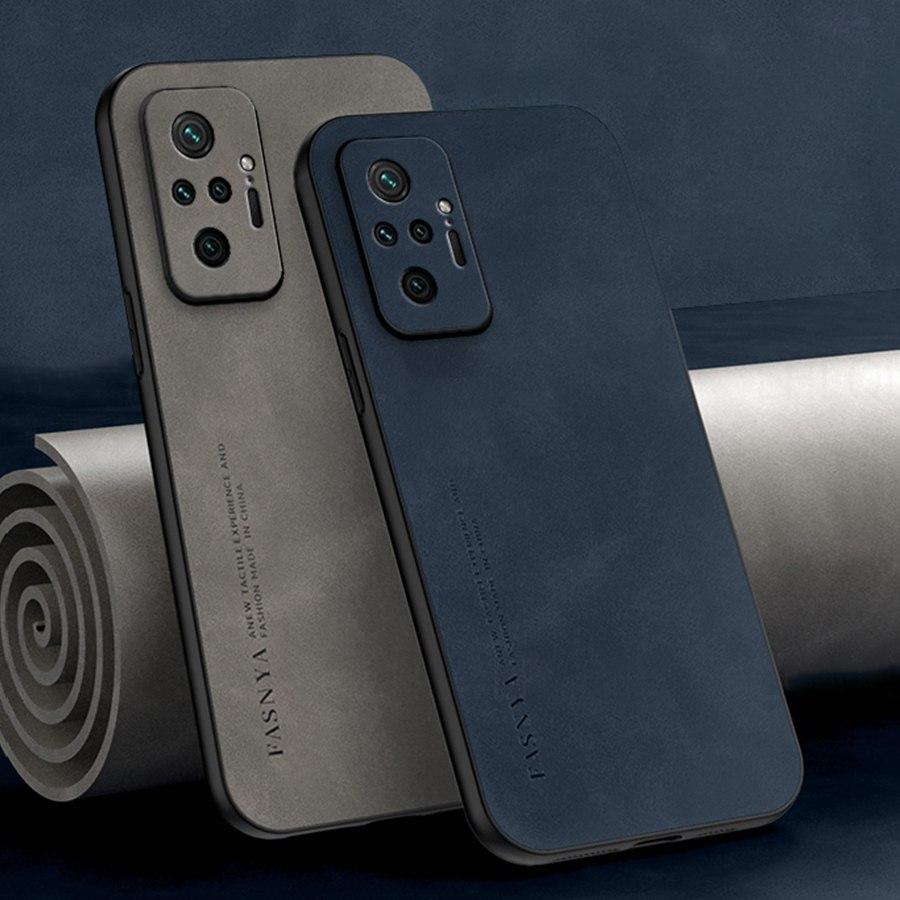 Sheepskin Leather Soft Case For Xiaomi Poco X7 X6 Pro 5G M6 F7 C65 C75 13T 14T Redmi 9C 14C 13C A3 Note 14 9S 10S 11S 12S Luxury Matte Slim Back Cover