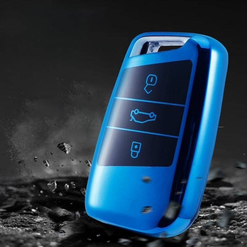 Модный чехол для дистанционного ключа из ТПУ для Volkswagen VW Magotan Passat B8 Golf для Skoda Superb A7 Kodiaq, защитные аксессуары