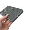 Магнитный чехол-подставка iPhone 16 Pro Max с текстурой карбона для Apple 15, 14