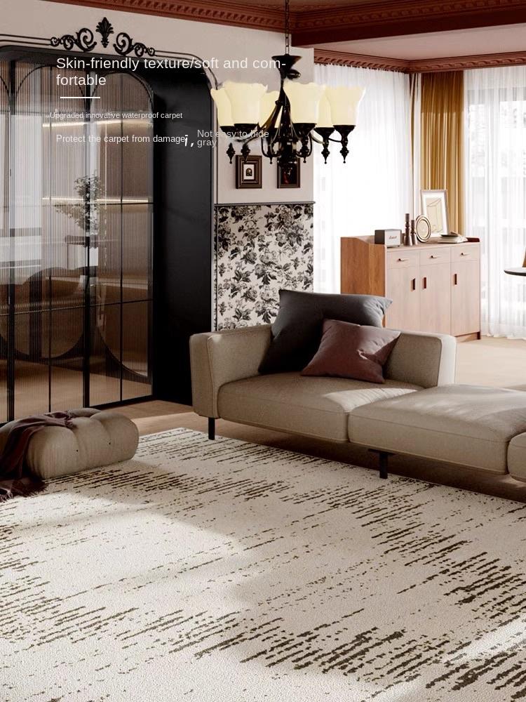 Moroccan Velvet Living Room Rug Modern Bedroom Sofa, Coffee Table Mat, Cloakroom Balcony Non-Slip Carpet For Home Use