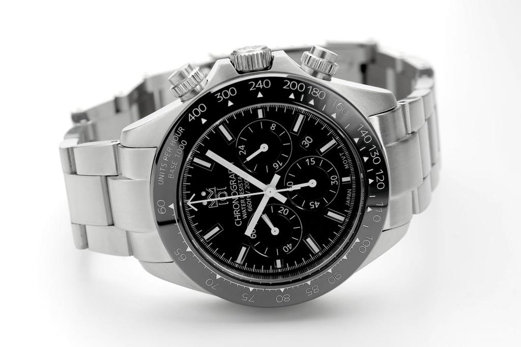 [HYAKUICHI 101] No.11 Hyakuichi Diver's Chronograph Ceramic Bezel Black X Matte White BKWH