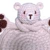 Впитывающая подставка под напитки в форме утки, плетёная, для квартиры