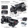 1/32 Dodge Mammoth 1000 6*6 TRX RAM Hennessey Внедорожный Пикап Внедорожник Сплав Литой Модель Автомобиля Детские Игрушки Коллекционные Подарок Мальчику