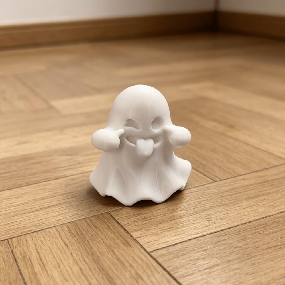 Fun Expression Cute Ghost Statues Playful Table Ghost Sculpture Mini Ghost Ornaments Holiday Gift
