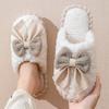Cixi Cotton Slippers Women Winter Spring and Autumn Home Use Indoor Warm Non-slip Home Cixi Winter Plush Men