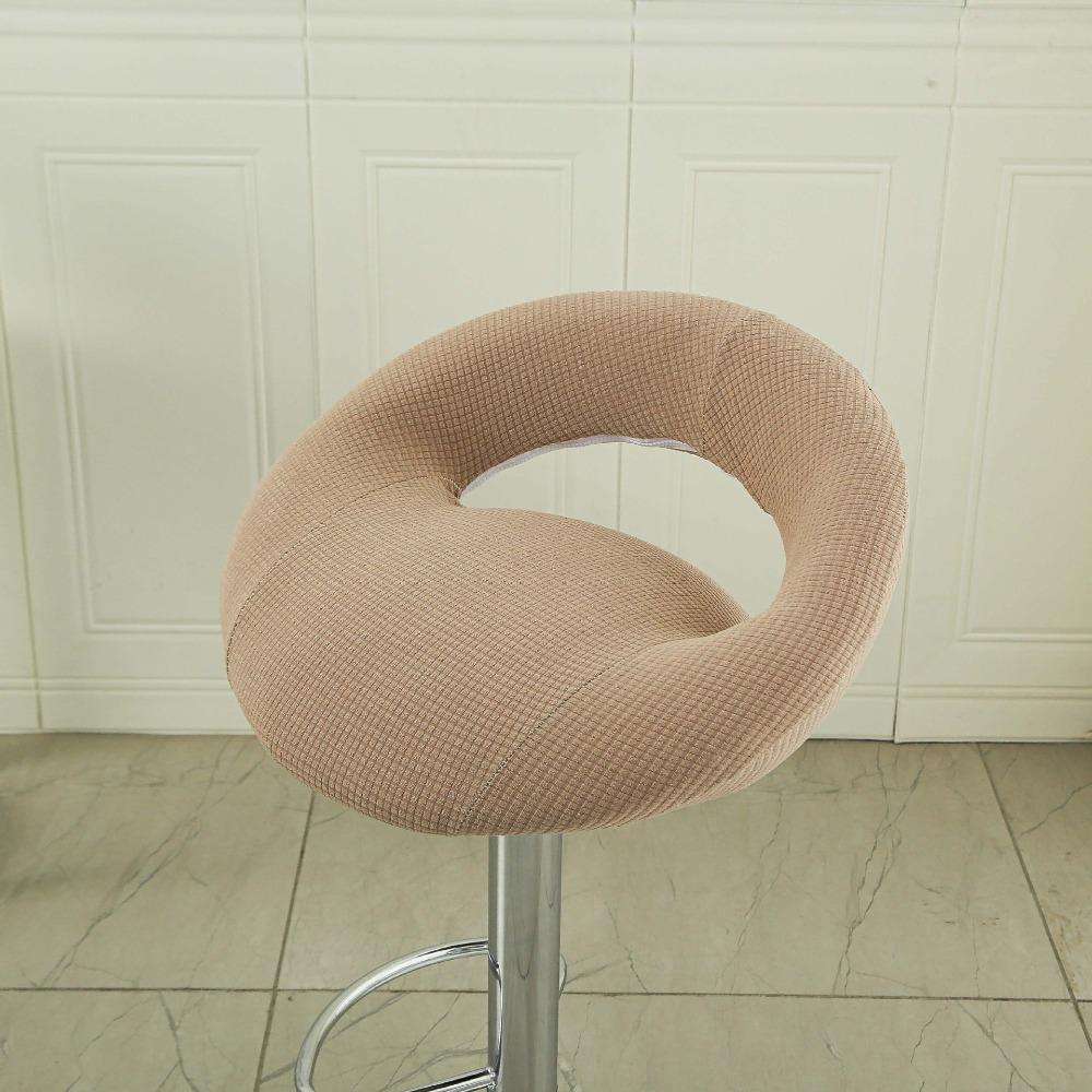 Breathable Bar Stool Covers Hollowed-out Design High-leg Chair Cover Bar Chair Counter Use