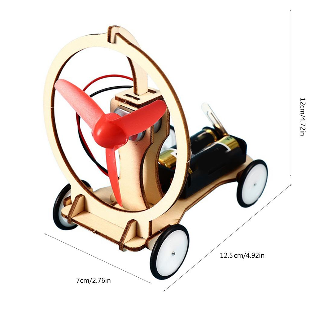Электрическая ветряная модель автомобиля Физические эксперименты Технологическая игрушка Физика Обучение Наука Образовательный набор Собрать модель Игрушка
