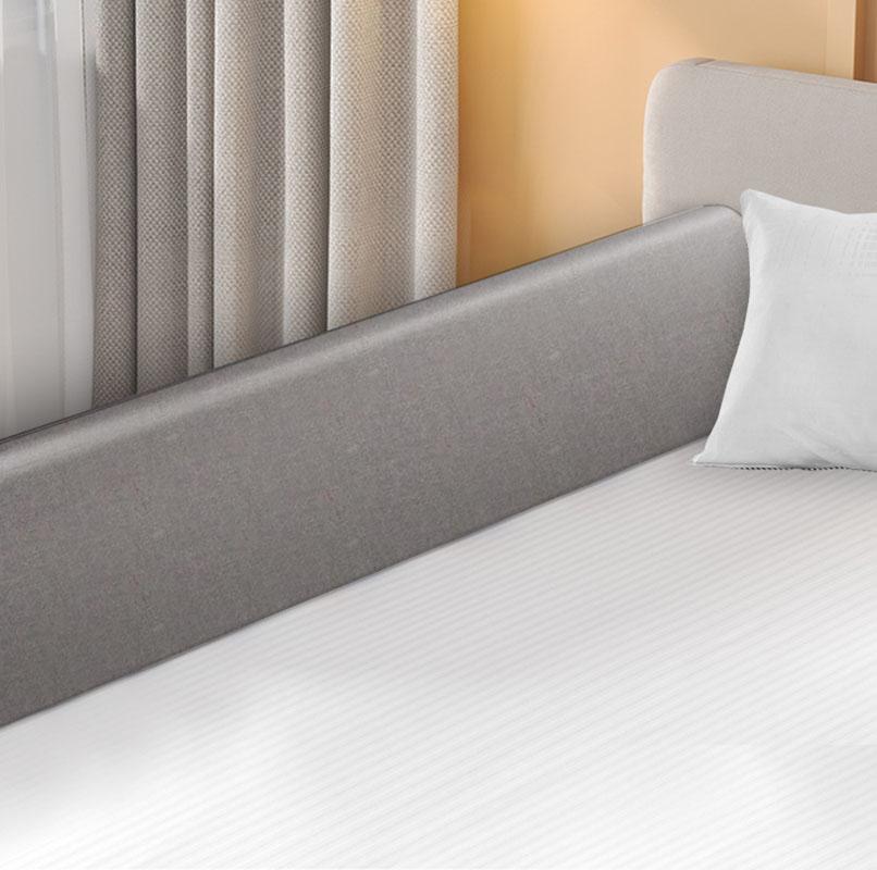 150cm Universal Baby Bed Frame Guardrails Barrier Deformable Steel Tube Bed Safety for Kids Bed Fence Baby Protect Rail 59inch