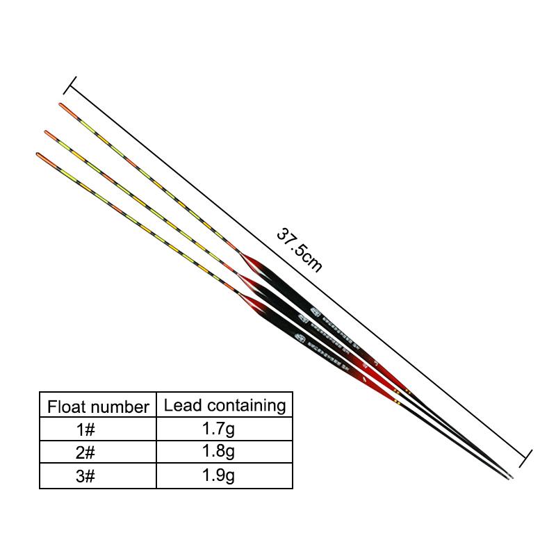 Балканский деревянный поплавок для плавающей рыбы Привлекательный карась Более толстый чувствительный Привлекательный дневной и ночной двойного назначения