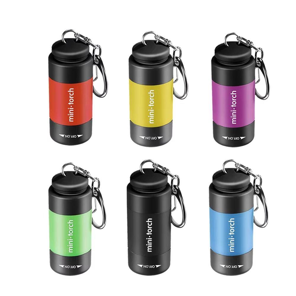 Long Battery Life Outdoor Flashlight Keychain Bright Pocket Emergency Lamp Inspection