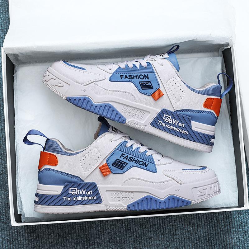 2024 Весна и Осень Новые Универсальные Модные Повседневные Кроссовки Молодежные Толстые Подошвы Мужские Кроссовки Для Бега Скейтбординга Кроссовки Мужские