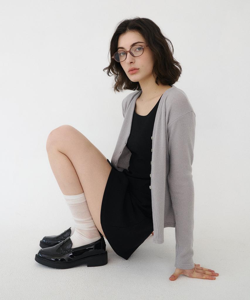 Bye Bye Seop U-Neck Sleeveless Mini Dress Black [T51]