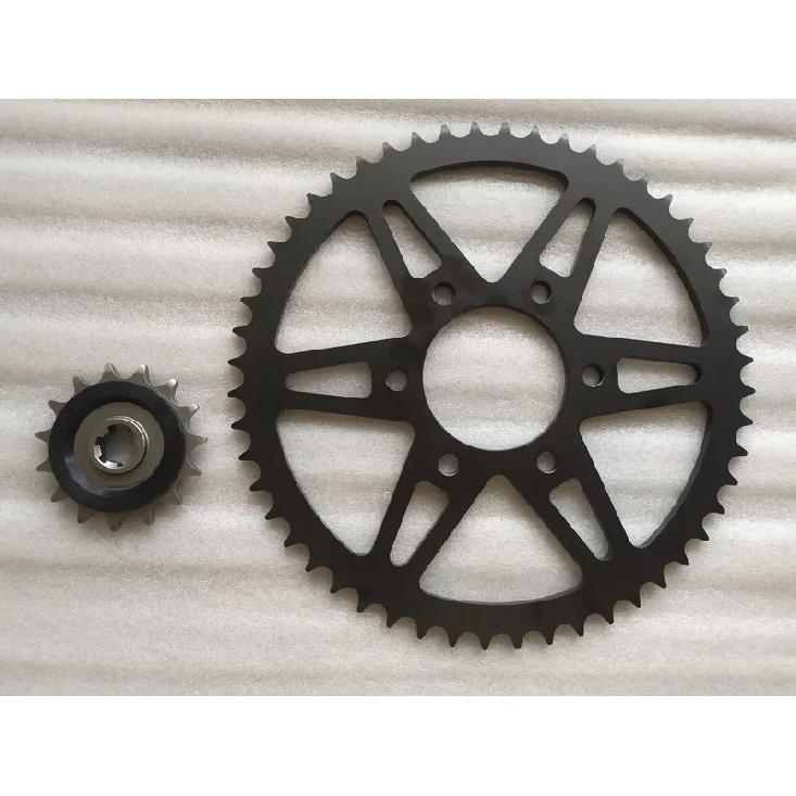 Rear Sprocket Chain Wheel&Front Sprocket 15T For Hyosung GV300S GV250 2pcs(2 Options For Choose)