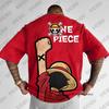 One Piece Луффи Зоро Аниме Графический Принт Мужская Хлопковая Футболка Летняя С Коротким Рукавом Футболки Одежда Повседневные Свободные Топы