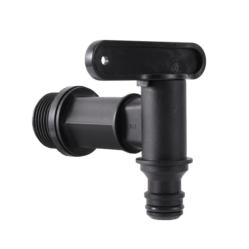 Пластиковый 3/4-дюймовый резьбовой кран 16 мм ниппельный клапан переключатель адаптер бака IBC для сада, сельского хозяйства, бочки с водой, выходной соединитель крана