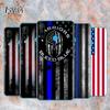Thin Blue Line American Flag Soft TPU Silicone Cover For Huawei P40 P30 P20 Pro P10 P9 P8 Lite E Plus 2019 2017 Phone Case