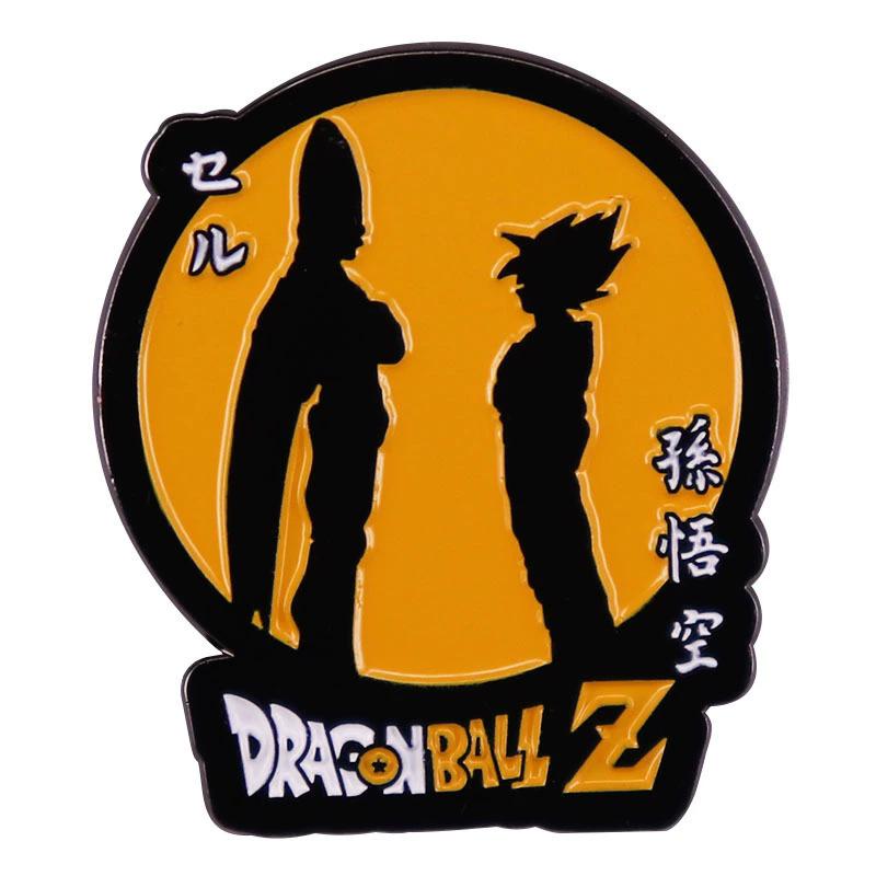 Аниме Dragon Ball Эмалевые значки Милые Гоку Веджета IV Пикколо Брошь Рюкзак Одежда Украшения Металлический значок Аксессуары Подарки