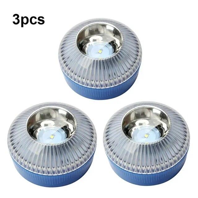 Новейший портативный аварийный светильник V16, сертифицированный автомобильный аварийный маяк оранжевый/синий/красный магнитный индукционный стробоскоп