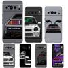 Япония JDM Спортивные Автомобили Комикс Чехол для Телефона Для Google Pixel 9 8 7 6 Pro XL 8A 7A 6A TPU Чехол Мягкий Ударопрочный Черный Чехол