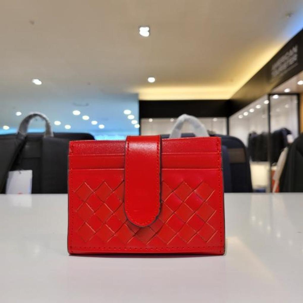 Marie Claire 16-slot, ultra-slim natural leather casual card holder wallet
