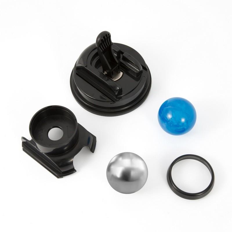Wall-Mounted Suction Cup Massage Ball Roller Back Muscle Relief Trigger Point Therapy ABS Fitness Recovery Tool