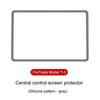 Car Navigation Screen Silicone Frame for Tesla Model 3/Y Perfect Fit Center Console Display Screen Protector Cover Car Interior Accessories