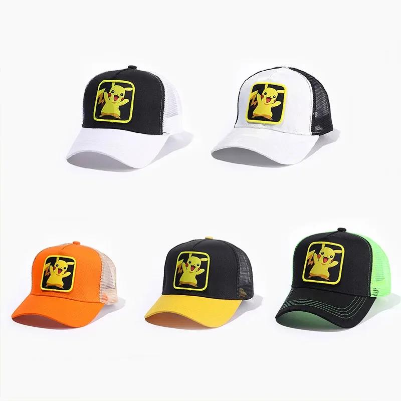 Аниме Мультяшные Бейсболки Мужские Snapback Хип-Хоп Кепки Для Женщин Хлопковая Сетчатая Кепка От Солнца Уличная Одежда Дышащий Козырек Тракер Кости