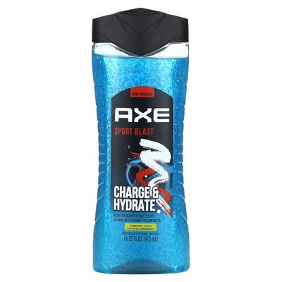 AX, Sports Blast, гель для душа с бодрящим цитрусовым, 16 жидких унций (473 мл)