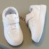 Kids White Sneakers Spring Autumn Boys Sports Shoes Girls Casual Canvas Soft Sole Lightweight Baby Shoes