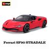 Ббураго 1:18 Ferrari SF90 STRADALE ASSETTO FIORANO №50 гоночная модель симулятор модель автомобиля сплав автомобиль игрушка коллекция