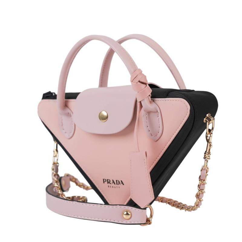 Косметичка/сумка для туалетных принадлежностей Prada [Индивидуальная сумка] Fanghua №. 2, простой, нишевый и высококлассный, модный, для поездок на работу, изысканный, стильный Молодежь 2