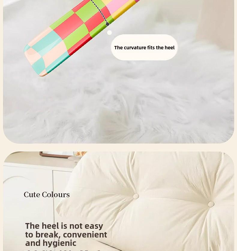 Роскошный рожок для обуви с длинной ручкой: Помогает беременным женщинам и пожилым людям надевать обувь, не наклоняясь